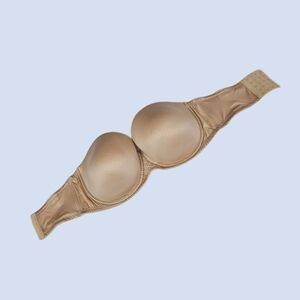 Bali 36DDD Strapless Nude Bra
